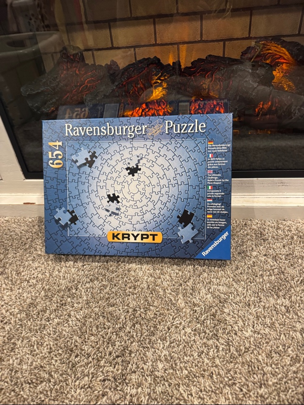 Ravensburger Krypt Spiral Puzzle - Blue & Black Accents
